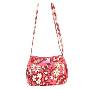 🌸PRETTY PINK FLORAL Vera Bradley Crossbody Bag🌸